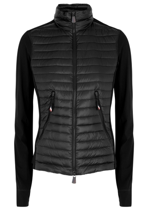 Moncler Grenoble Day-Namic Quilted Shell and Stretch-jersey Jacket - Black - M