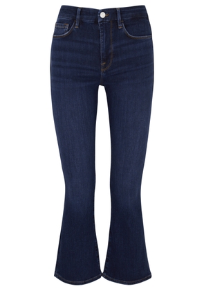 Frame Le Crop Mini Boot Jeans - Blue - W24