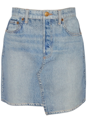 Rag & Bone Miramar Denim-print Cotton Mini Skirt - Blue - W27