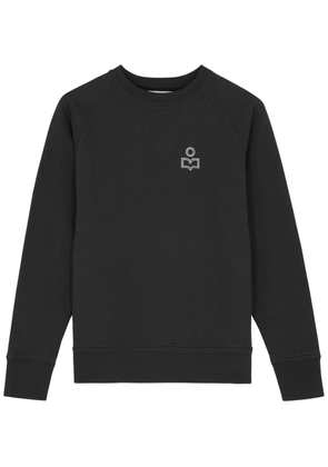 Isabel Marant étoile Milla Logo-embellished Cotton Sweatshirt - Black - 38 (UK10 / S)