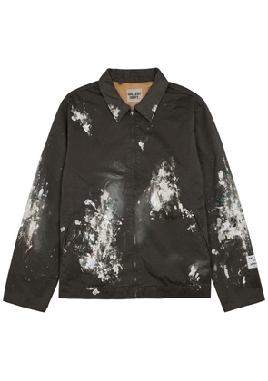 Gallery Dept. Montecito Paint-splattered Cotton Jacket - Black - L
