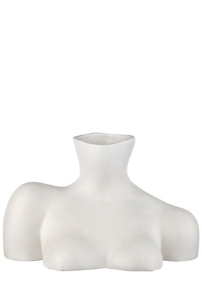 Anissa Kermiche Breast Friend Earthenware Vase - White