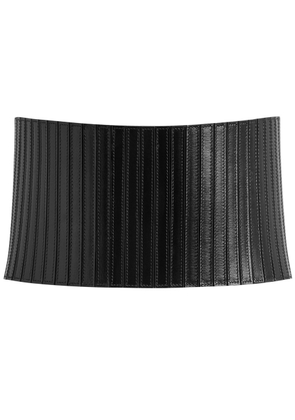 Alaïa Corset Leather Belt - Black