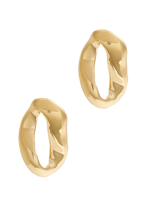 Marni Distorted Drop Earrings - Gold