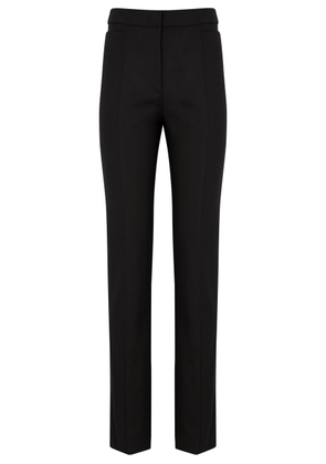 Totême Slim-leg Woven Trousers - Black - 36 (UK8 / S)