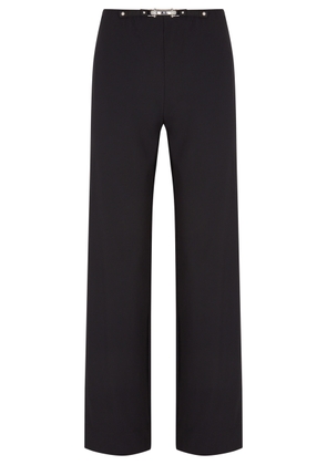 High Proceed Straight-leg Jersey Trousers - Black - 42 (UK10 / S)