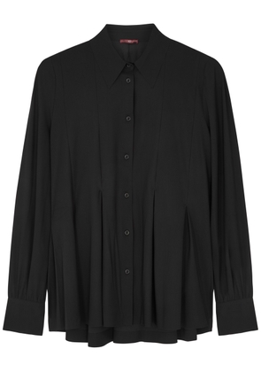 High Equally Stretch-nylon Shirt - Black - 44 (UK12 / M)