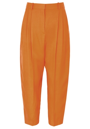Stella Mccartney Cropped Tapered Trousers - Orange - 44 (UK12 / M)