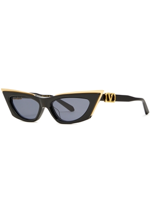 Valentino Garavani Cat-eye Sunglasses - Black