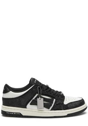 Amiri Skel Panelled Leather Sneakers - Black - 39 (IT39 / UK6)
