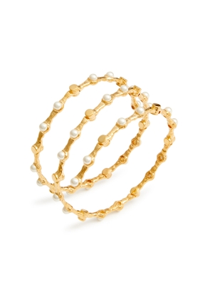 Joanna Laura Constantine Twisted 18kt Gold-plated Bracelet