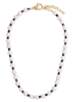 Eliou Fern Pearl and Beaded Necklace