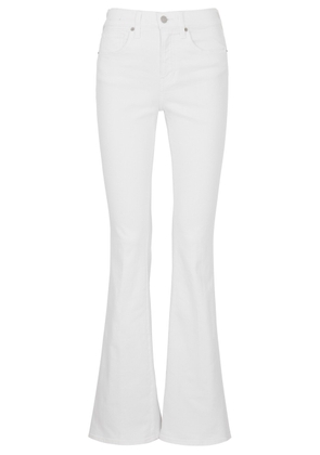 Veronica Beard Beverly Skinny Flared-leg Jeans - White - W28