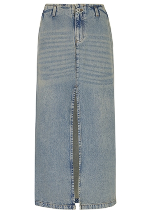 Gimaguas Leslie Denim Midi Skirt - Blue - 34 (UK6 / XS)