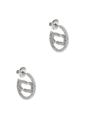 Marc Jacobs J Marc Crystal-embellished Hoop Earrings - Silver