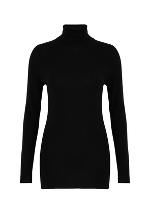 Aexae High-neck Wool top - Black - M (UK 12 / M)
