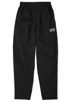 Kenzo Striped Logo Nylon Track Pants - Black - L