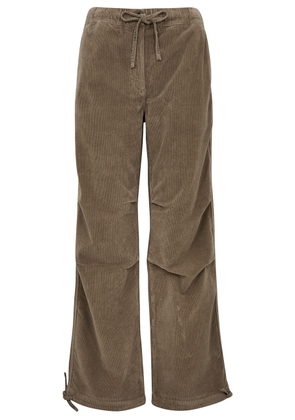 Ganni Straight-leg Corduroy Trousers - Beige - 42 (UK14 / L)