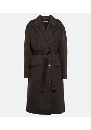 Acne Studios Double-breasted wool-blend coat