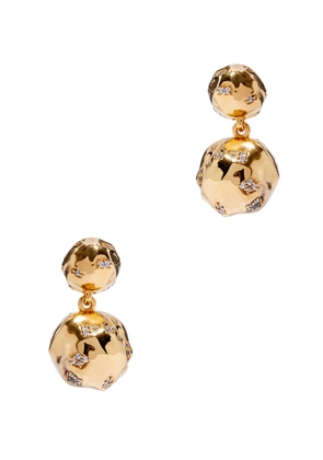 Joanna Laura Constantine Dangling Orb 18kt Gold-plated Drop Earrings