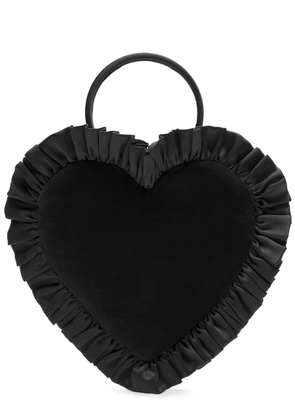 The Vampire's Wife The Heartbreaker Velvet top Handle bag - Black