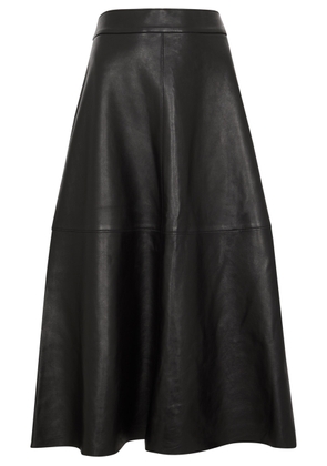 Day Birger ET Mikkelsen Gardenia Leather Midi Skirt - Black - 34 (UK8 / S)