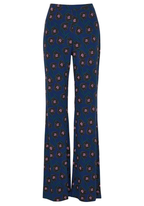 Diane Von Furstenberg Brooklyn Printed Stretch-jersey Trousers - Multicoloured - 4 (UK8 / S)