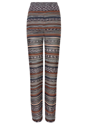 Missoni Stripe Fine-knit Trousers - Multicoloured - 46 (UK14 / L)