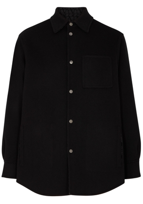 Valentino Toile Iconographe Reversible Wool-blend Overshirt - Black - 52 (IT52 / XL)