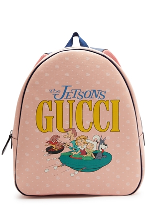 Gucci Kids X The Jetsons Printed Coated Canvas Backpack - Pink