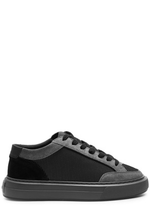 Cleens Luxor Panelled Mesh Sneakers - Dark Grey - 40 (IT40 / UK6)