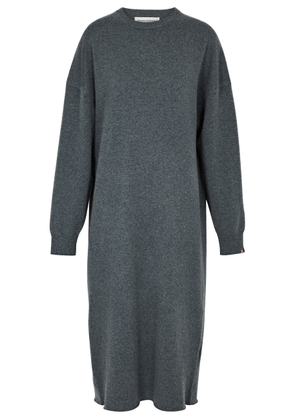 Extreme Cashmere N°106 Weird Short Cashmere-blend Dress - Grey - One Size