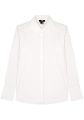 Paige Clemence Cotton-poplin Shirt - White - XL