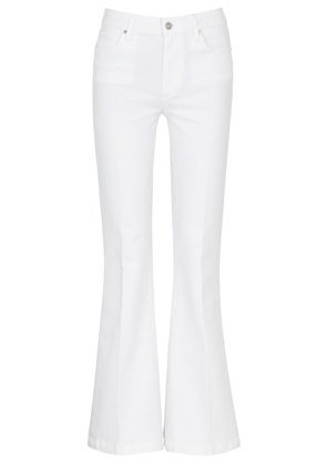 Paige Genevieve Flared Jeans - White - W27