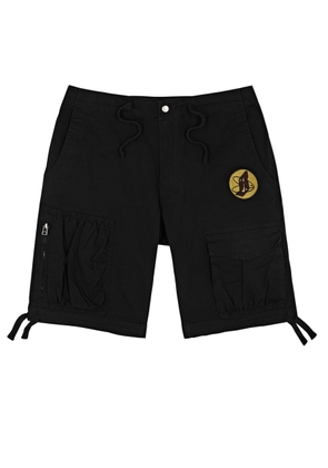 Billionaire Boys Club Logo Stretch-cotton Cargo Shorts - Black - L