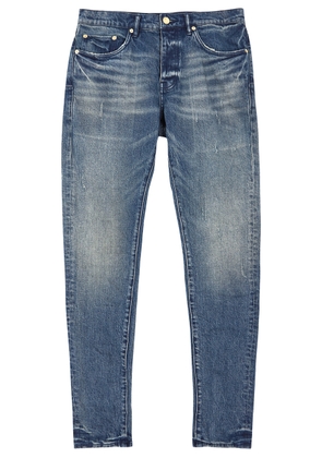 Purple Brand Distressed Skinny Jeans - Indigo - 32 (W32 / M)