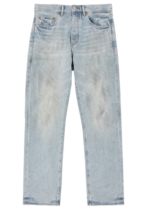 Purple Brand Distressed Straight-leg Jeans - Indigo - 32 (W32 / M)