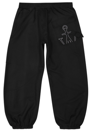 JW Anderson Twisted Logo Nylon Sweatpants - Black - XL