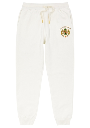 Casablanca Joyaux D'Afrique Tennis Club Cotton Sweatpants - Off White - L