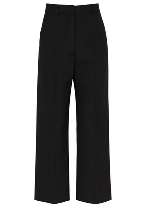 Acne Studios Pera Cropped Wool-blend Trousers - Black - 8