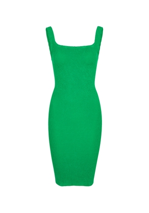 Hunza G Seersucker Tank Dress - Green - One Size