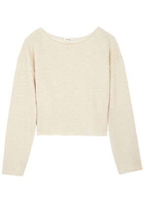 American Vintage Itony Cotton-blend Sweatshirt - Cream - S (UK8-10 / S)