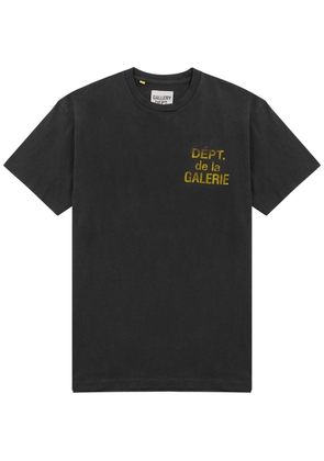 Gallery Dept. Logo-print Cotton T-shirt - Black - M