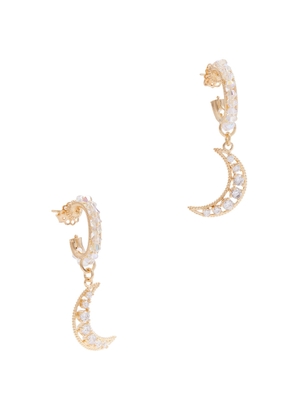 Soru Jewellery Selene Mini 24kt Gold-plated Hoop Earrings