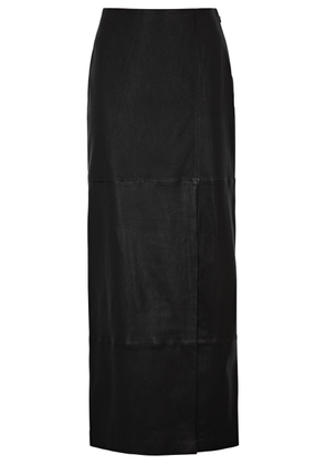 Rag & Bone Ilana Leather Maxi Skirt - Black - 4 (UK8 / S)