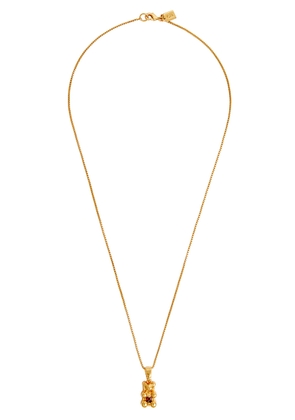 Crystal Haze Amore Bear 18kt Gold-plated Necklace