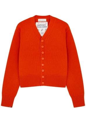 Extreme Cashmere N°309 Clover Cashmere Cardigan - Orange - One Size