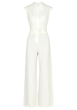 Odd Muse Ultimate Muse Wide-leg Stretch-crepe Jumpsuit - White