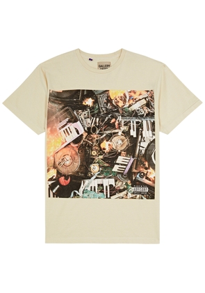 Gallery Dept. Misery Printed Cotton T-shirt - Cream