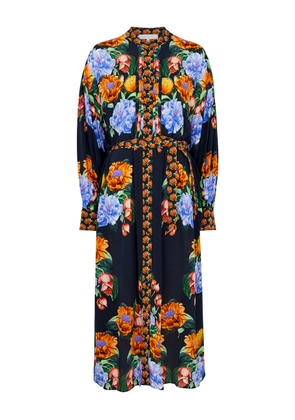 Borgo DE Nor Camilla Floral-print Midi Dress - Multicoloured - 8 (UK 8 / S)